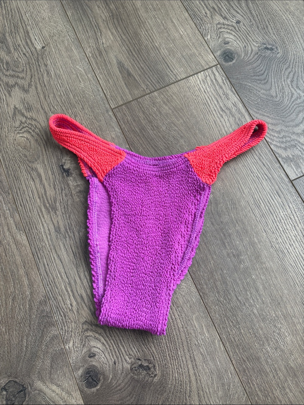 bond-eye Purple Swim Bottom with Pink Detail